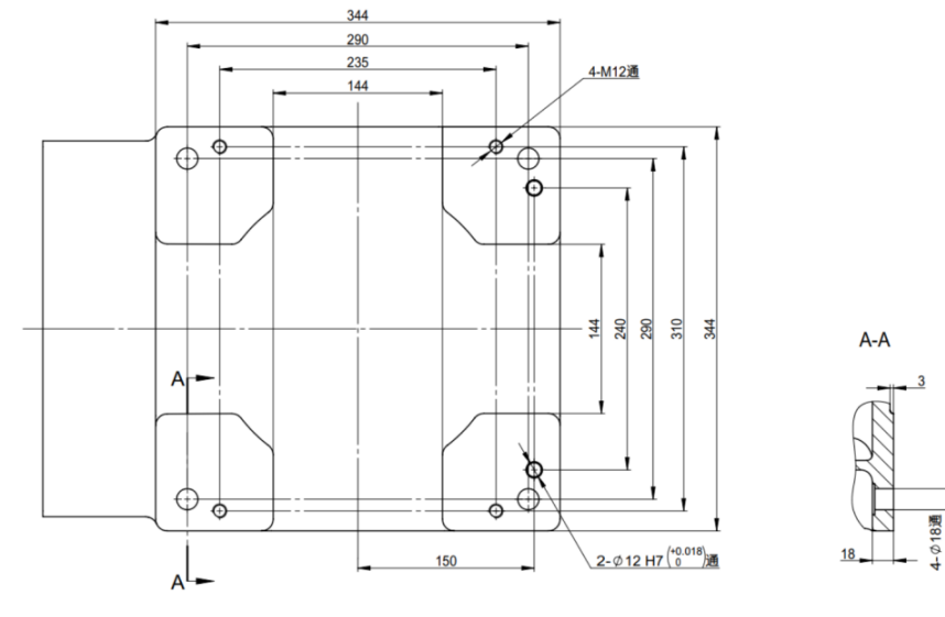 威尼斯游戏底座安装尺寸图